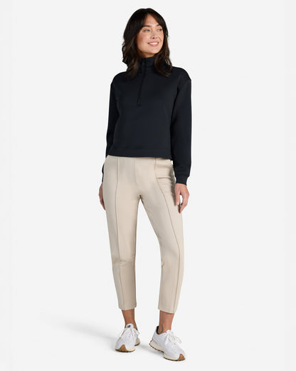 Bad Birdie At Ease Quarterzip - Black