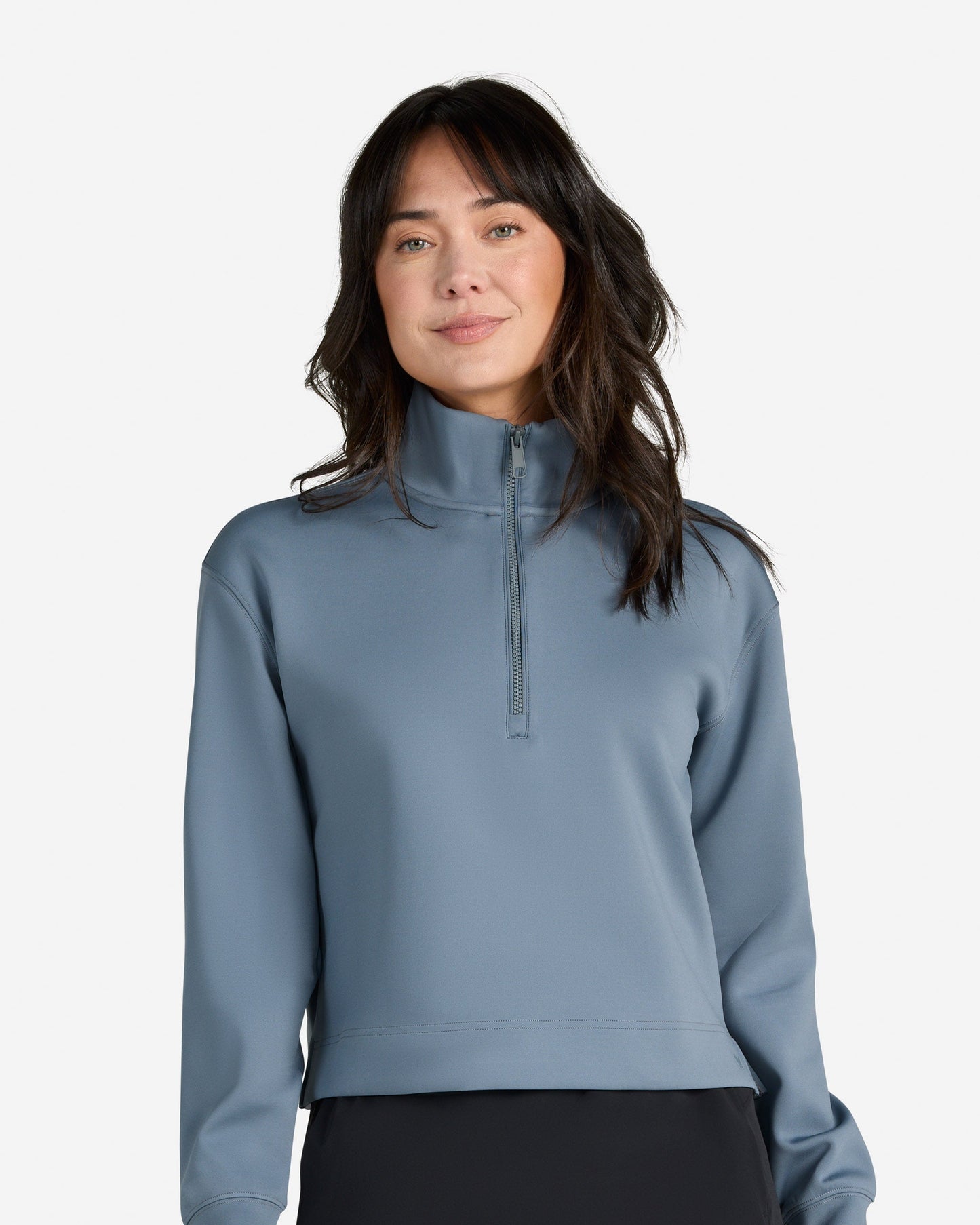 Bad Birdie Women's At Ease Quarterzip - Stormy Weather