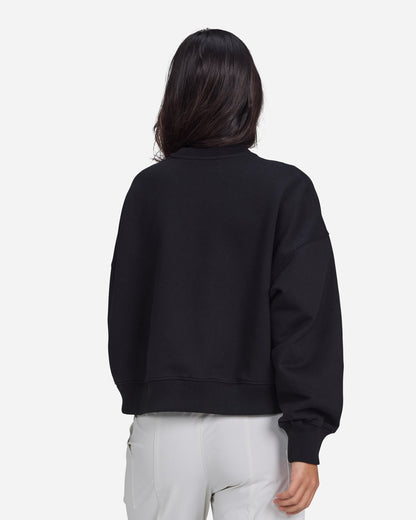 Bad Birdie Women's Script Crewneck - Black - Bad Birdie