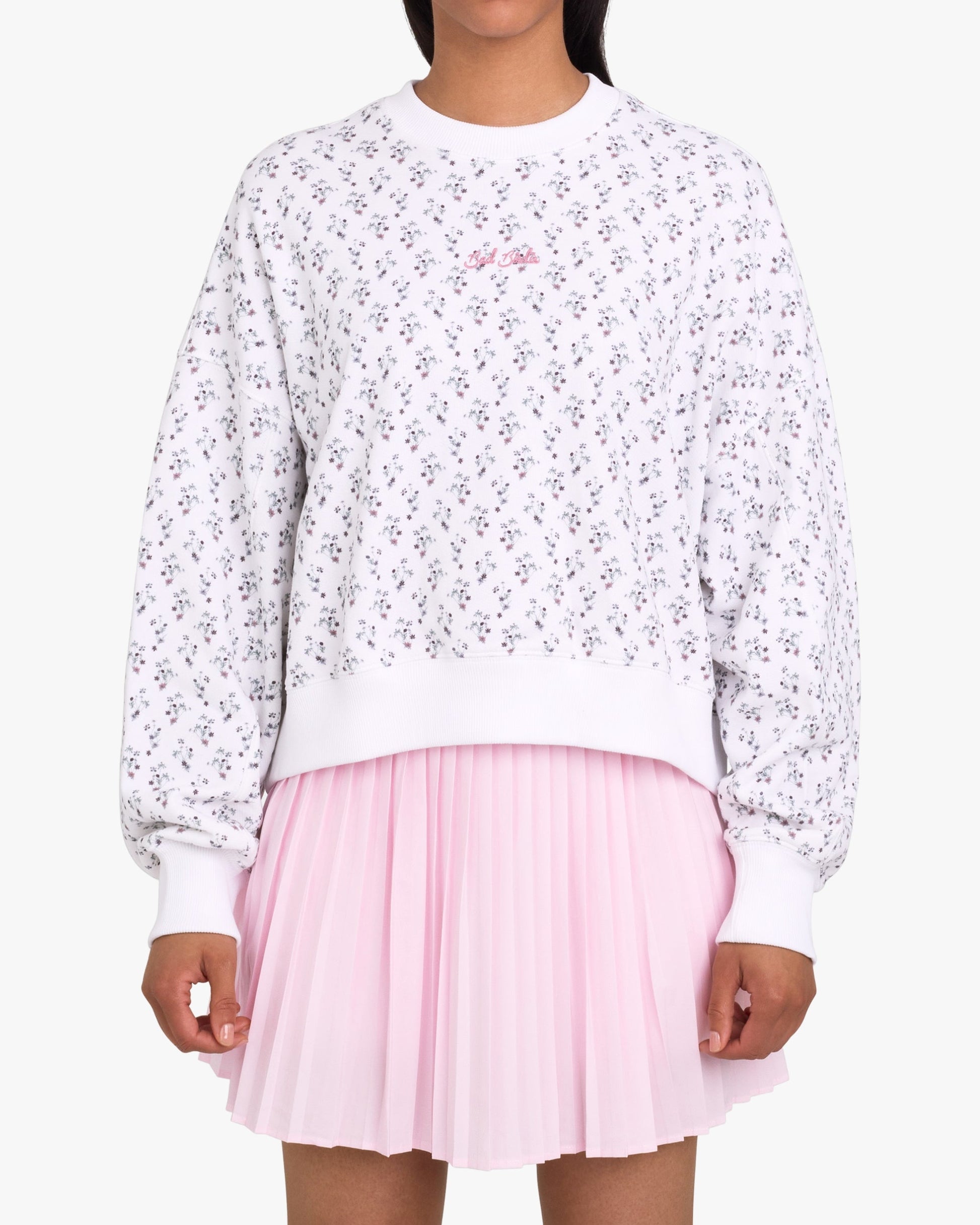 Bad Birdie French Terry Crewneck - Petunia Junkie