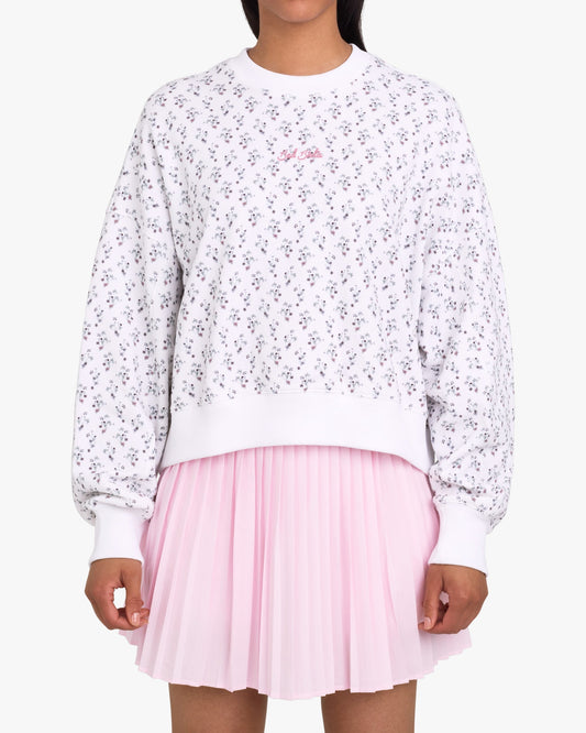 Bad Birdie French Terry Crewneck - Petunia Junkie