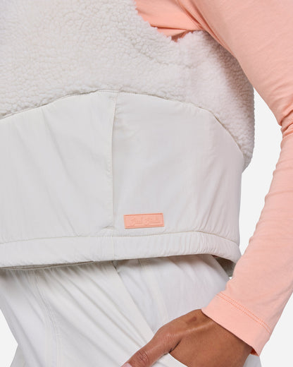 Bad Birdie The Cozy Women's Vest - White Onyx - Bad Birdie