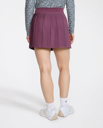 Bad Birdie Double Down Skort - Plum Wine