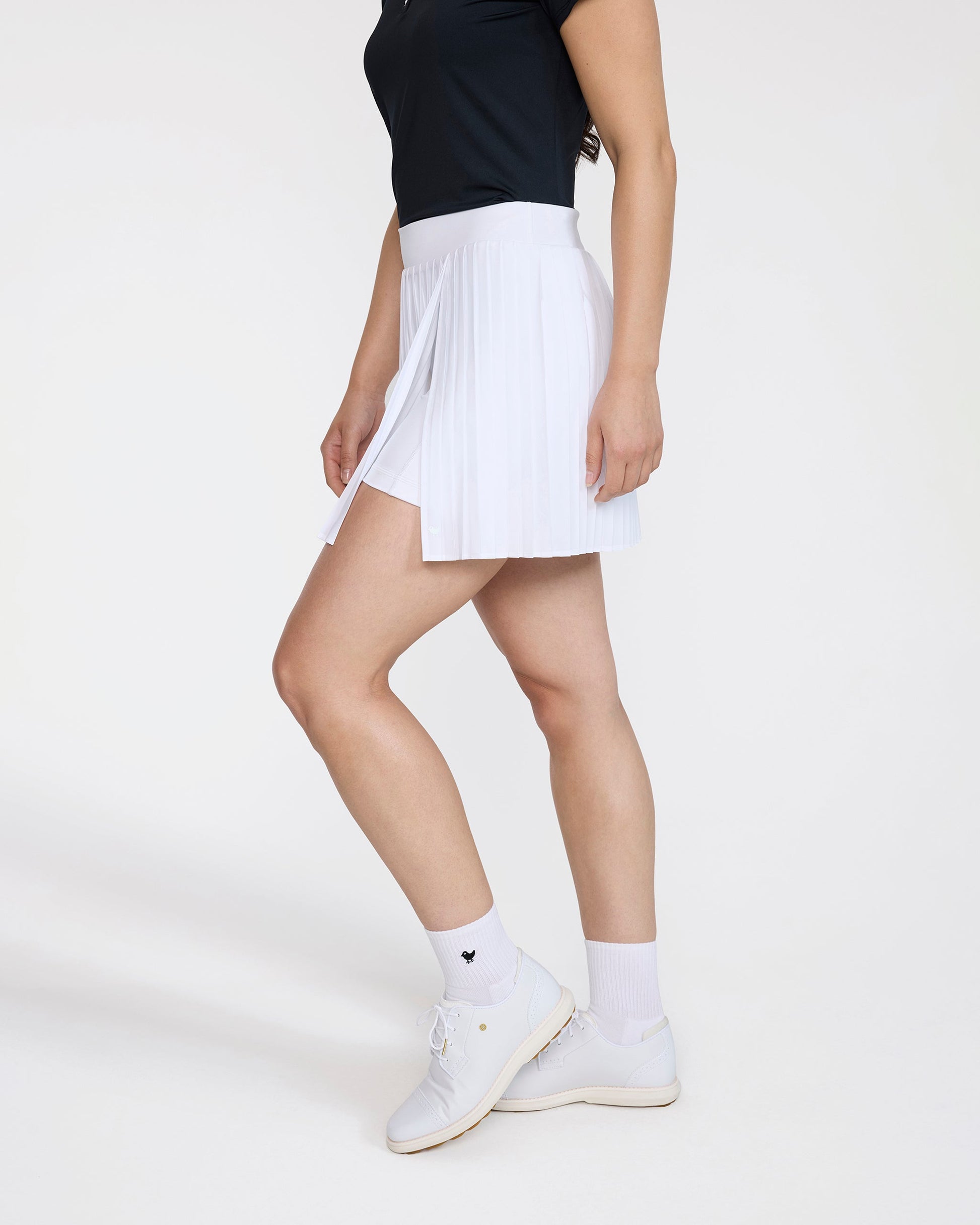 Bad Birdie Double Down Skort - Brilliant White