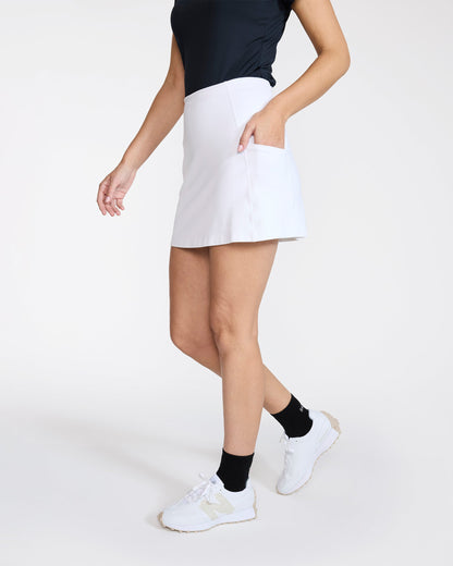 Bad Birdie Tour Skort - Brilliant White