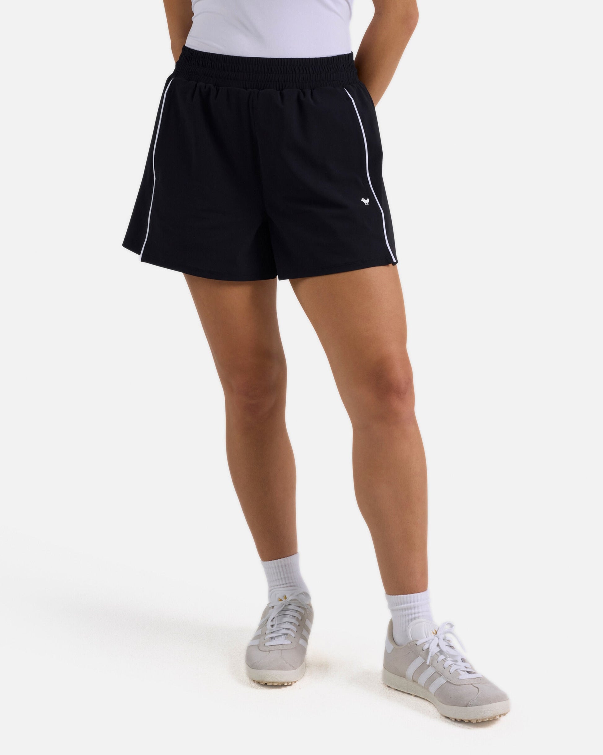 Bad Birdie Players Track Short - Black