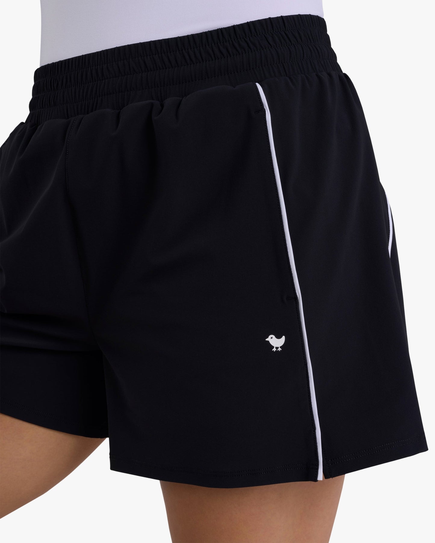 Bad Birdie Players Track Short - Black