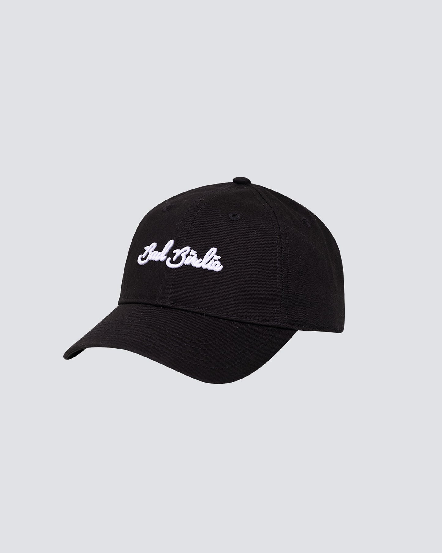 Bad Birdie Script Twill Dad Hat - Black