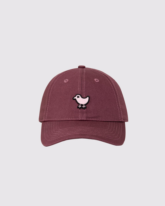 Bad Birdie Birdie Dad Hat - Plum Wine