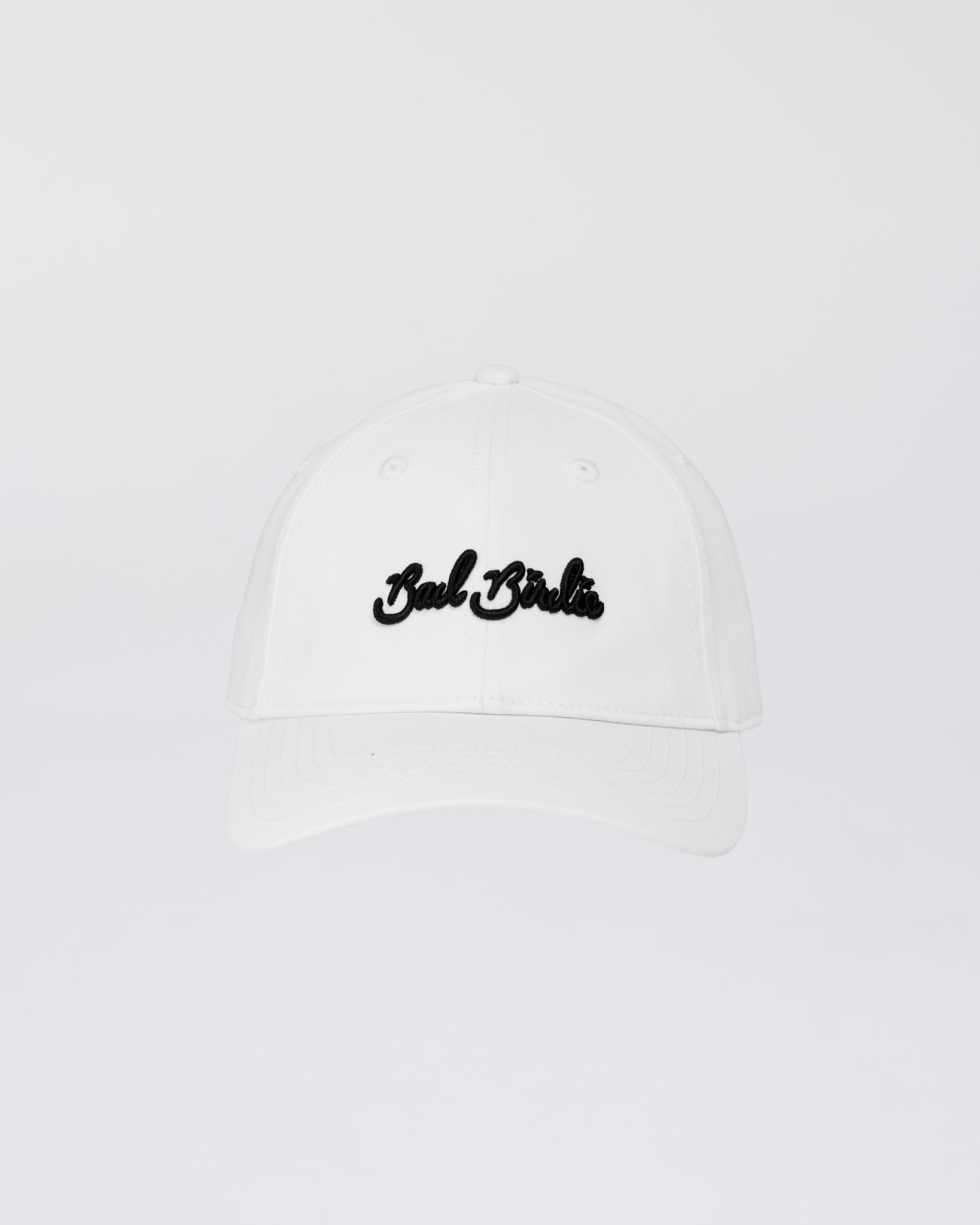 Bad Birdie Script Twill Dad Hat - Brilliant White