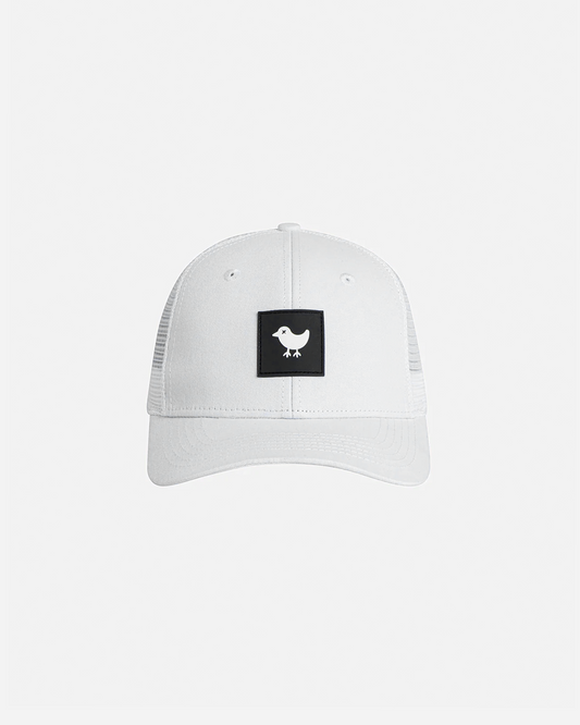 Bad Birdie Trucker Hat - White
