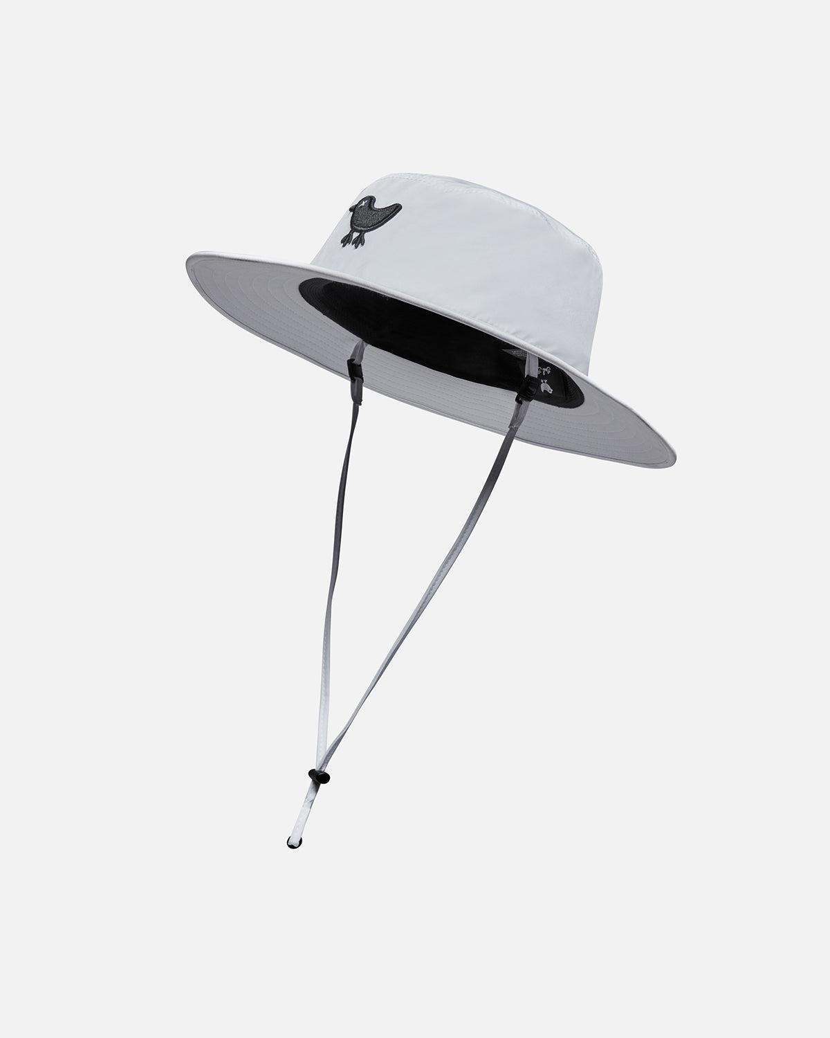Bad Birdie Sun Bucket Hat - White