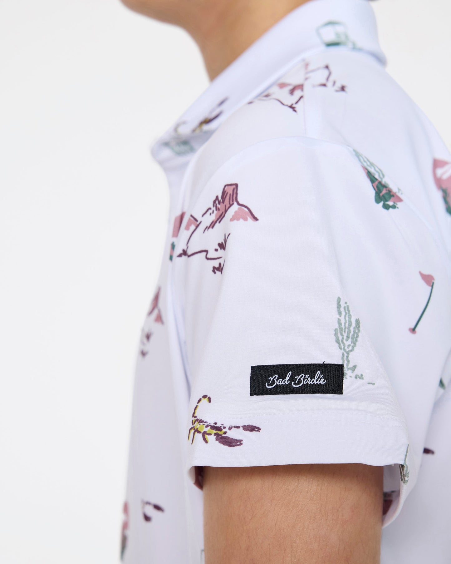 Bad Birdie Youth Polo - Desert Baddies - Brilliant White