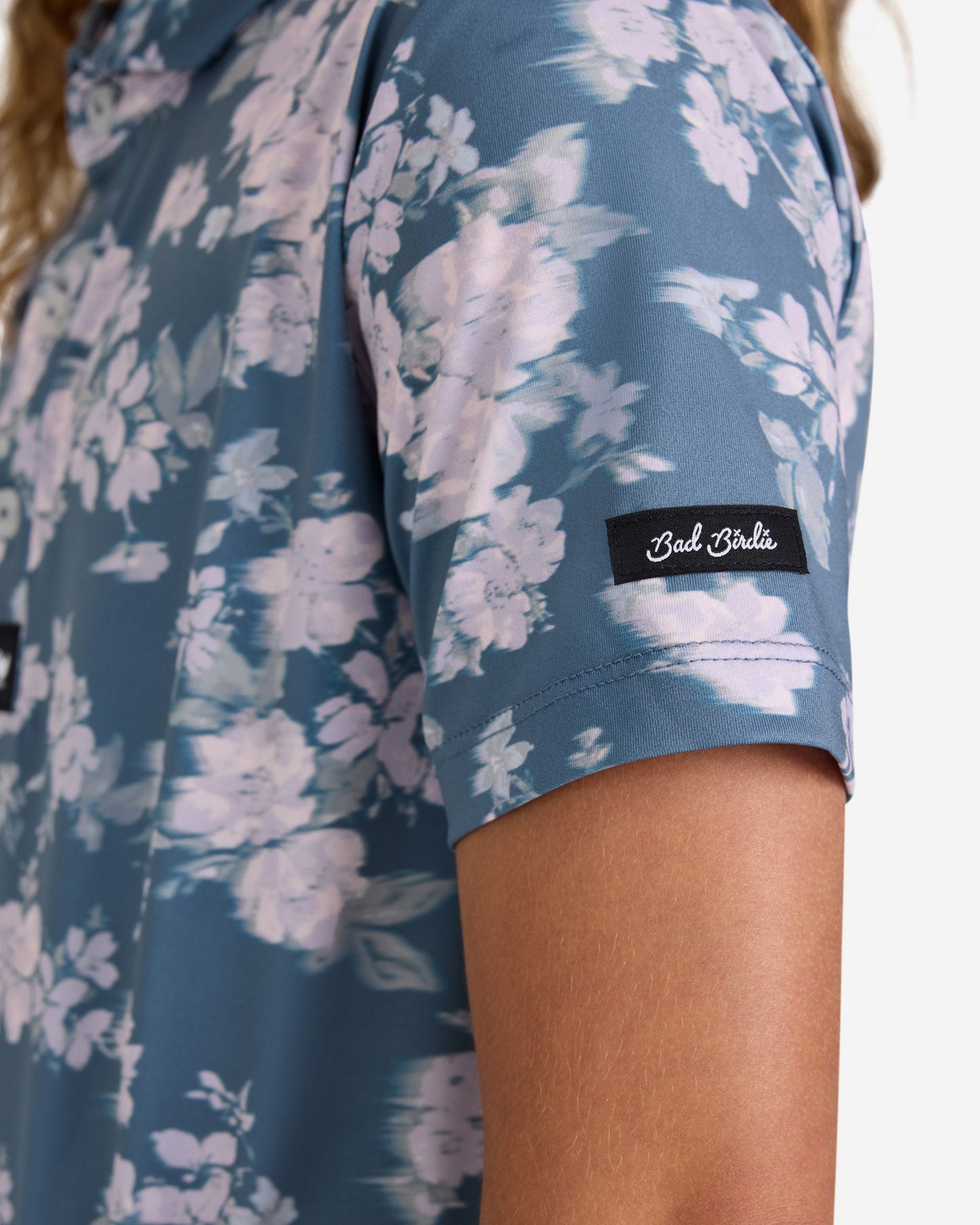 Bad Birdie Youth Polo - Stormy Petals