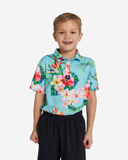 Bad Birdie Youth Polo - Tropics