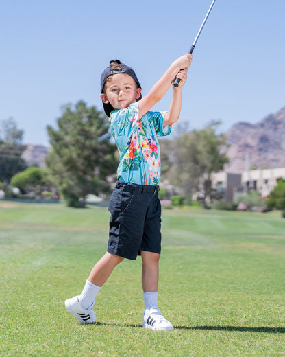 Bad Birdie Youth Polo - Tropics