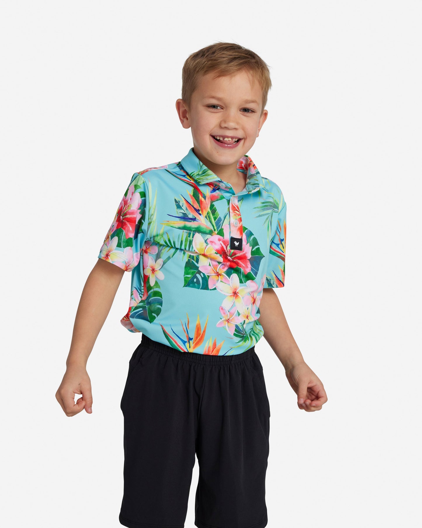 Bad Birdie Youth Polo - Tropics