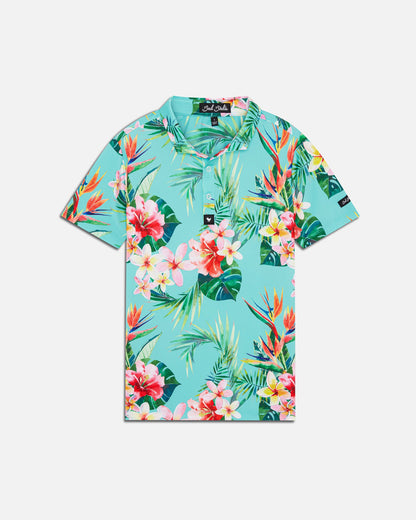 Bad Birdie Youth Polo - Tropics