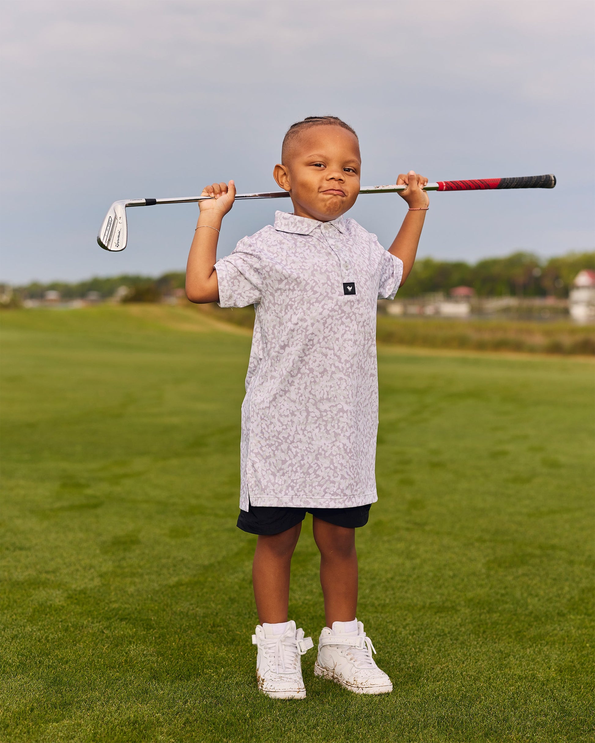 Bad Birdie Salt Shaker Youth Polo - Bad Birdie