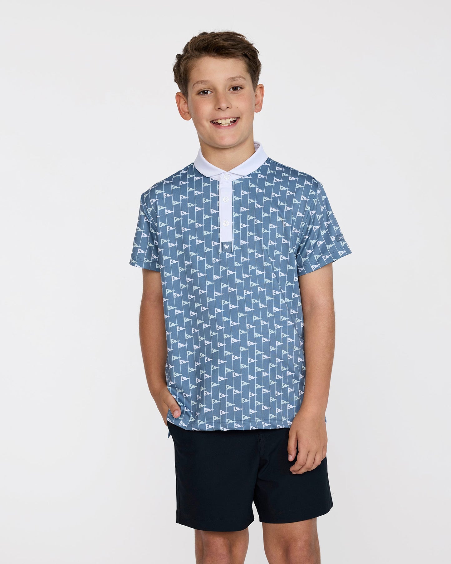 Bad Birdie Youth Polo - Let's Flag That