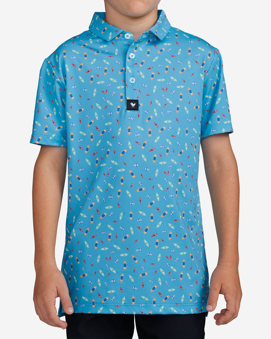 Bad Birdie Dock Solid Youth Polo - Bad Birdie