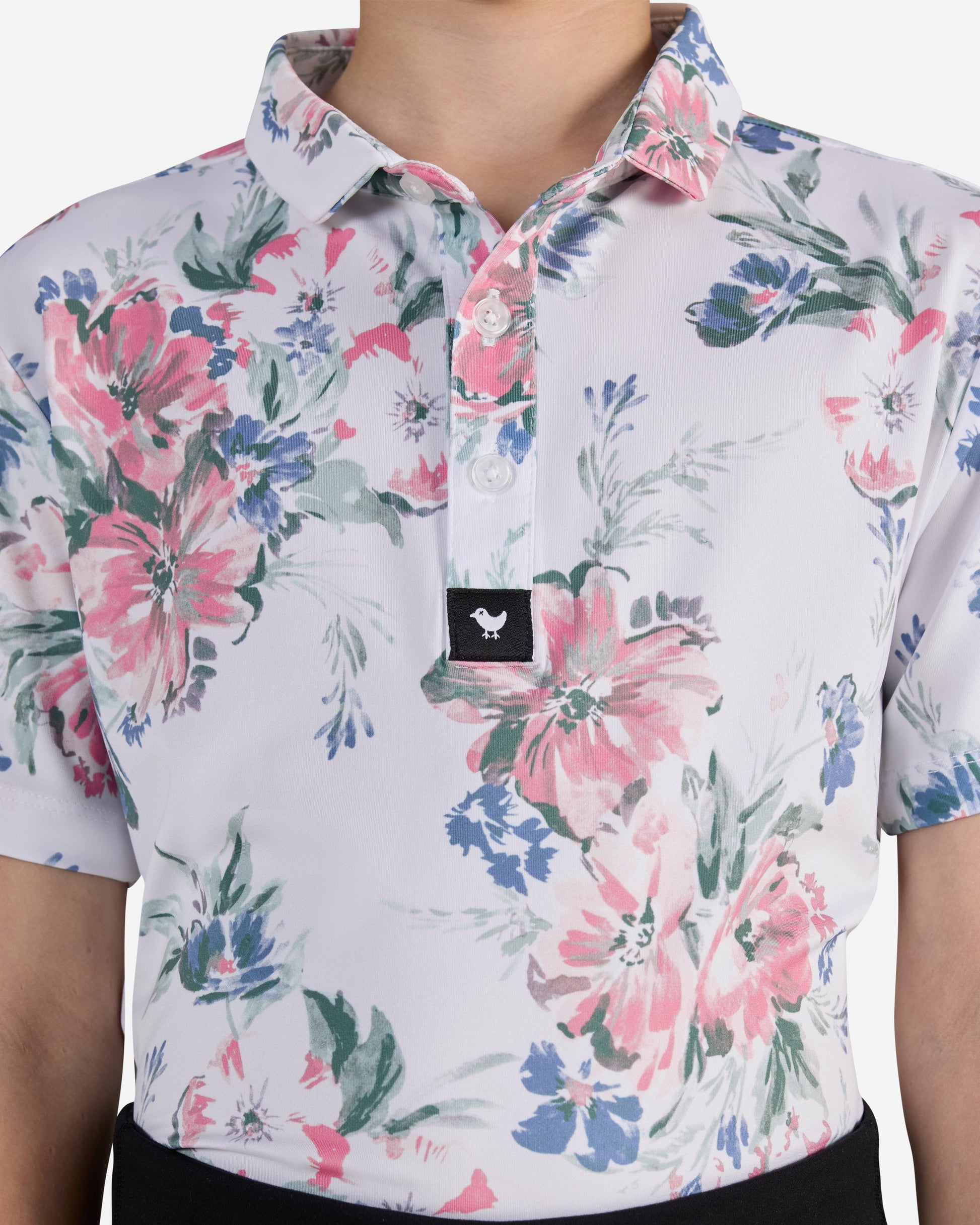 Bad Birdie Youth Polo - Spring Showers