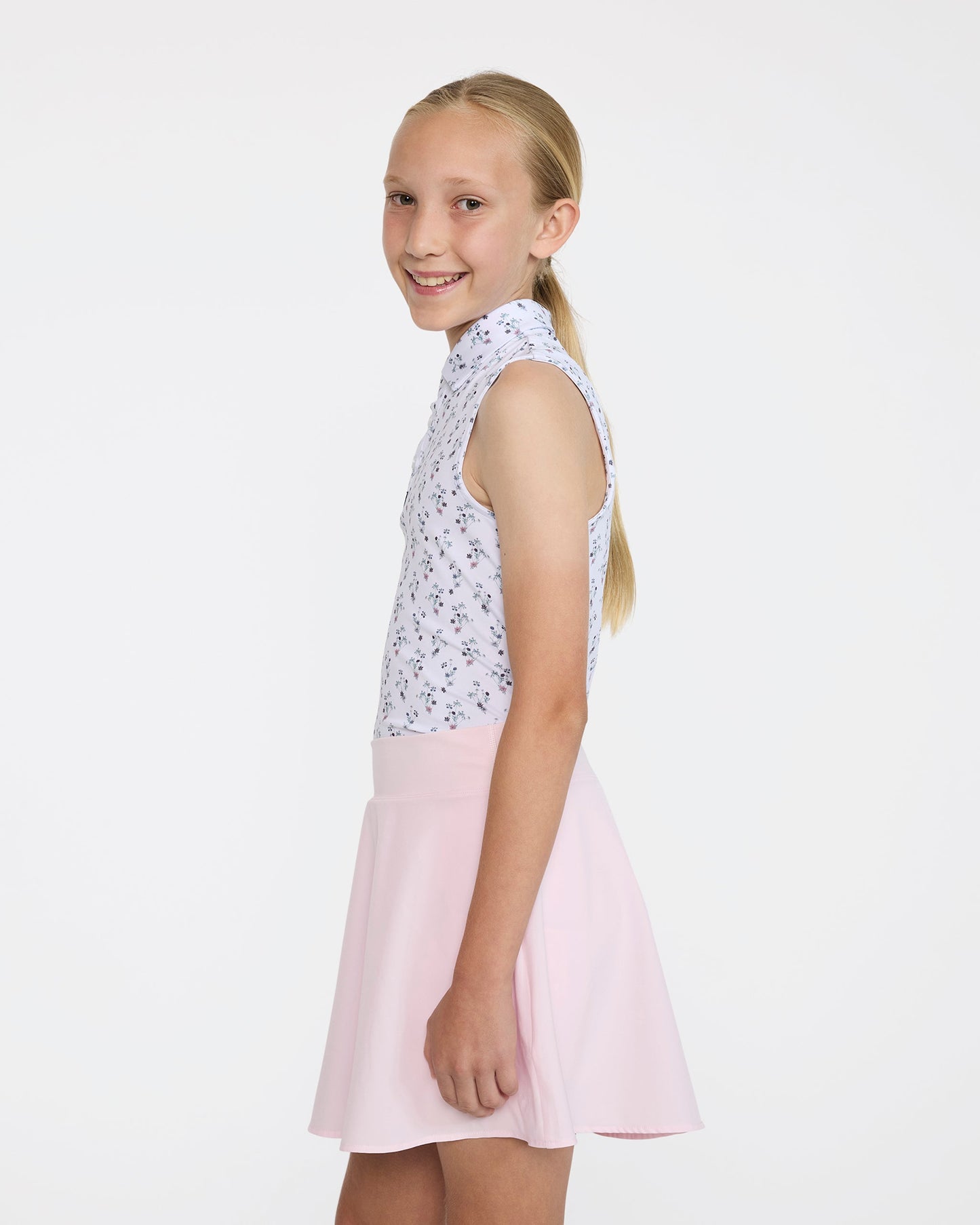 Bad Birdie Sleeveless Youth Polo - Petunia Junkie