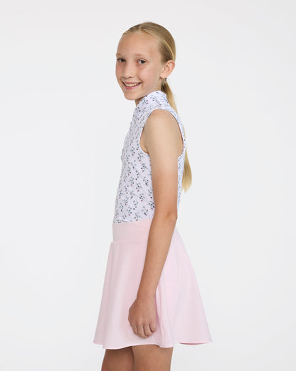 Bad Birdie Sleeveless Youth Polo - Petunia Junkie