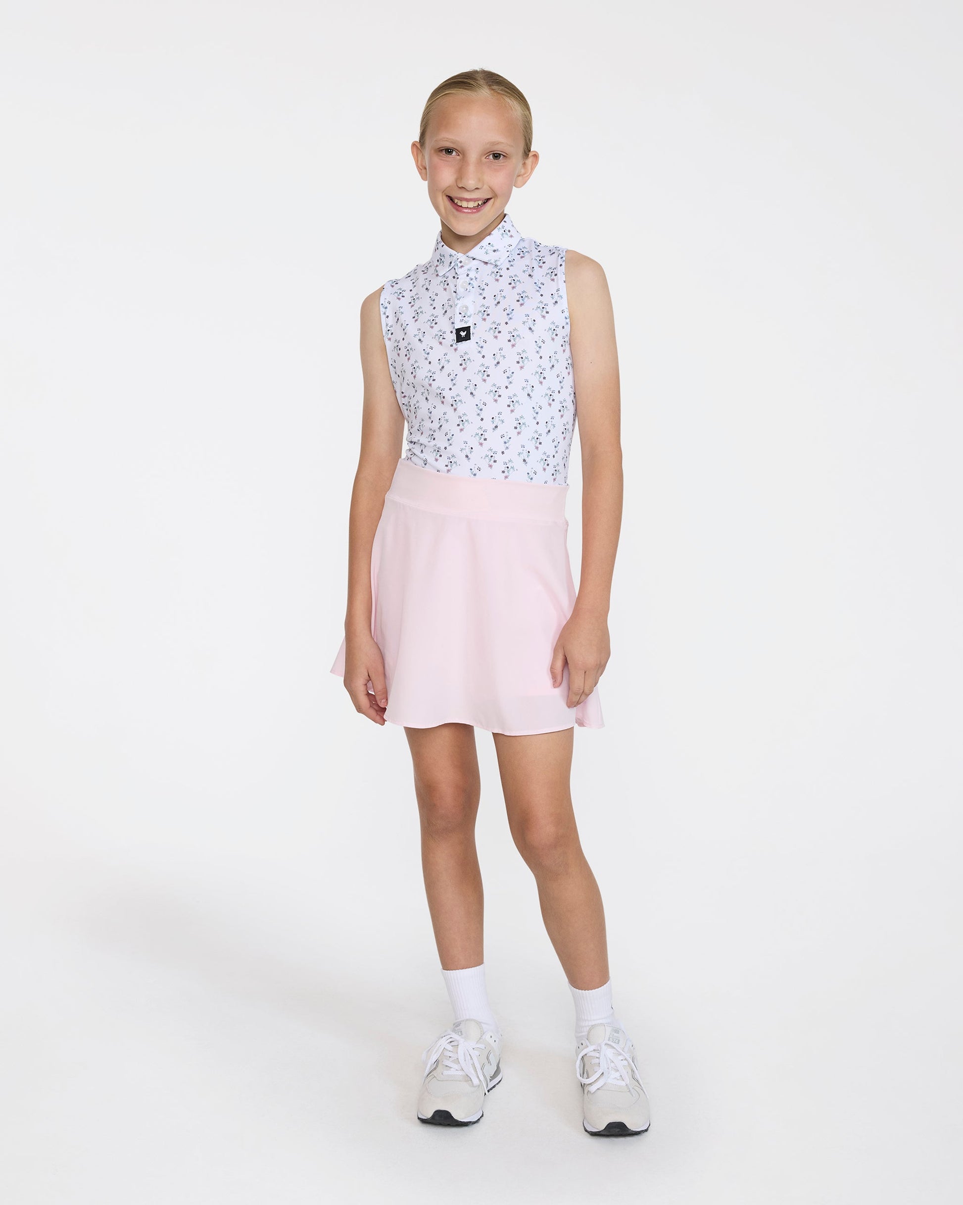 Bad Birdie Sleeveless Youth Polo - Petunia Junkie