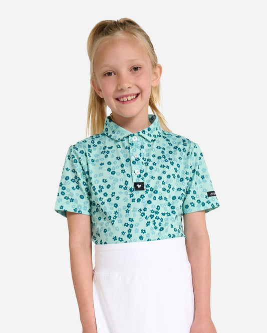 Bad Birdie Readin' Greens Polo - Youth - Bad Birdie