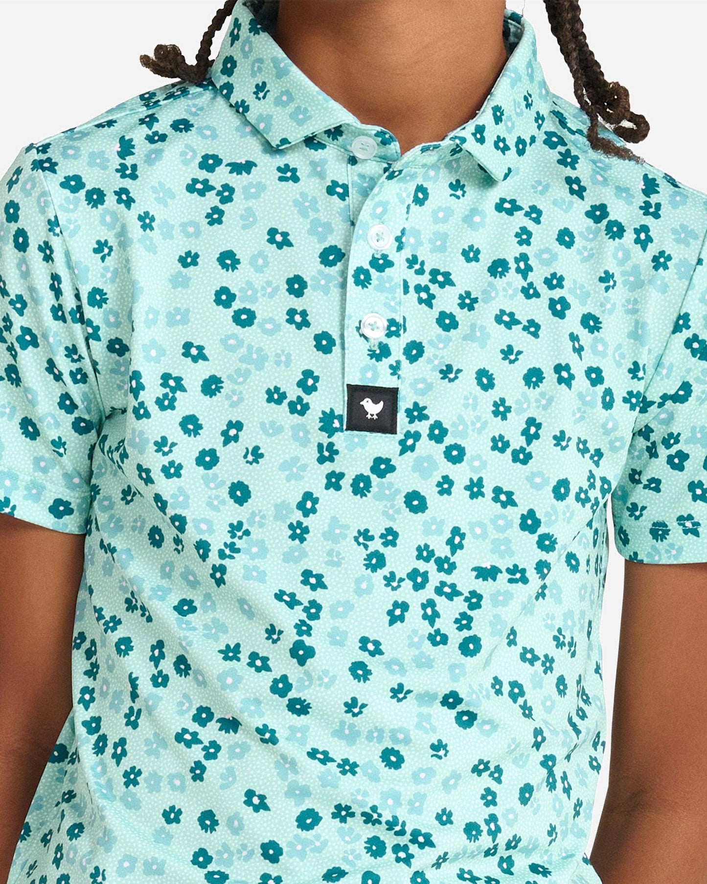 Bad Birdie Readin' Greens Polo - Youth - Bad Birdie
