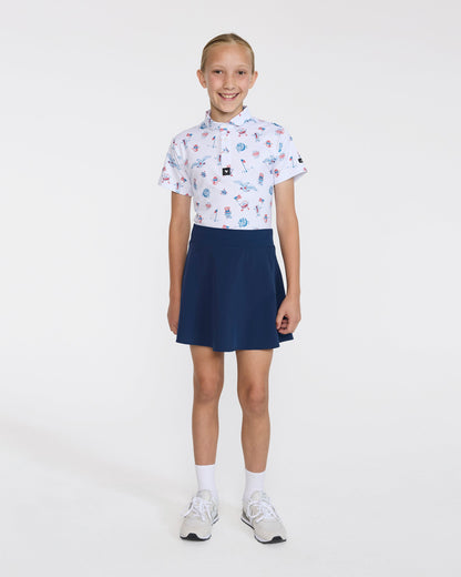Bad Birdie Youth Polo - USA All Day, Let's Play