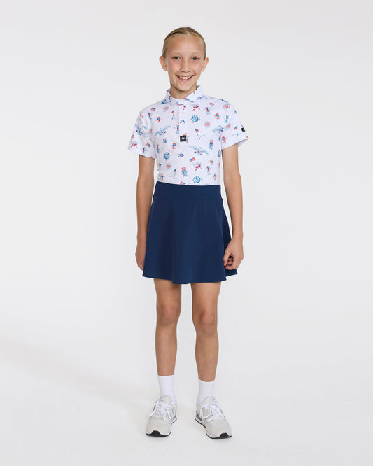 Bad Birdie Youth Polo - USA All Day, Let's Play
