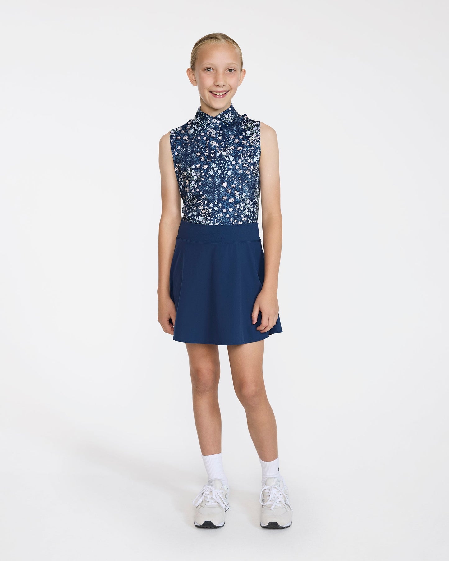 Bad Birdie Youth Exec Skort - Dark Navy