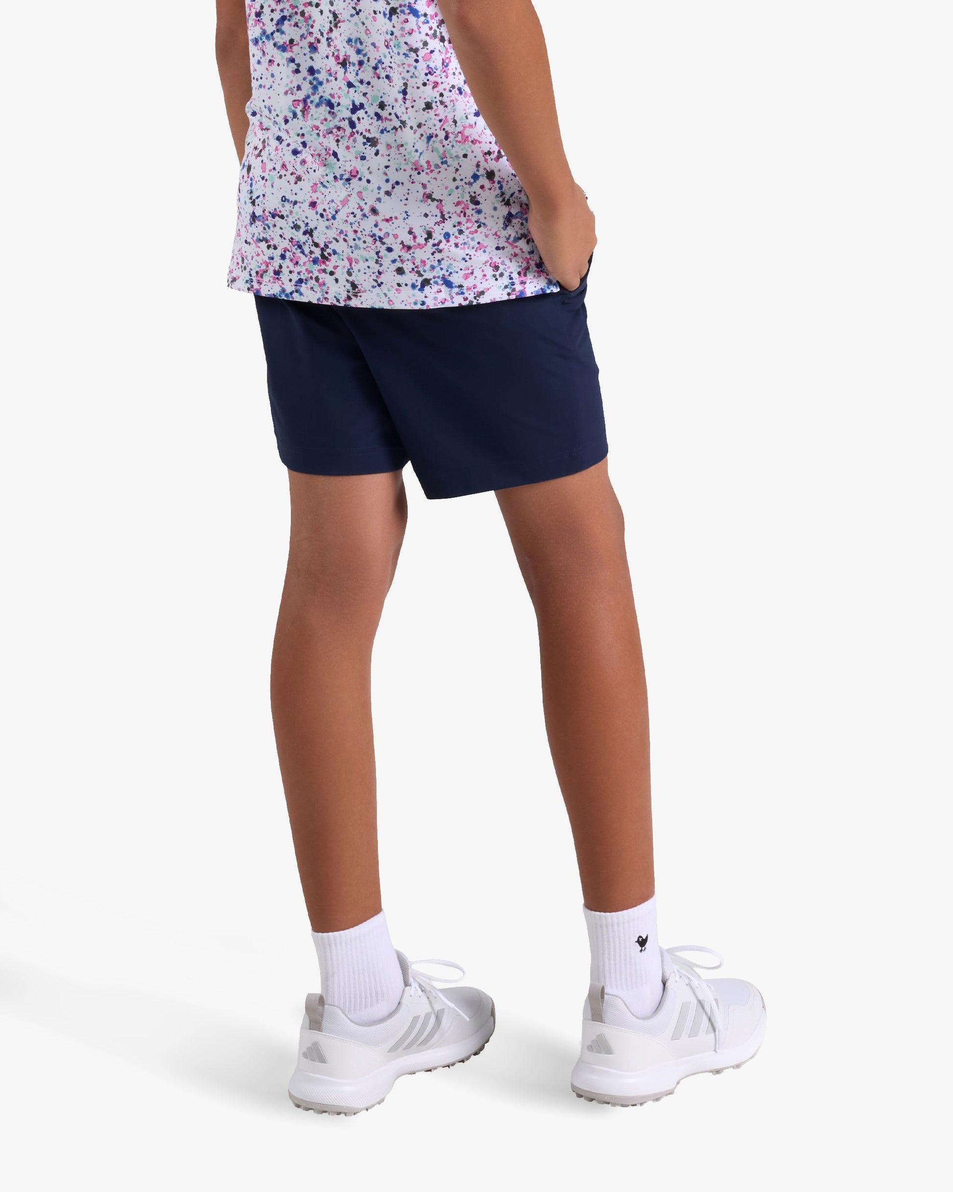 Bad Birdie Youth Golf Short - Dark Navy