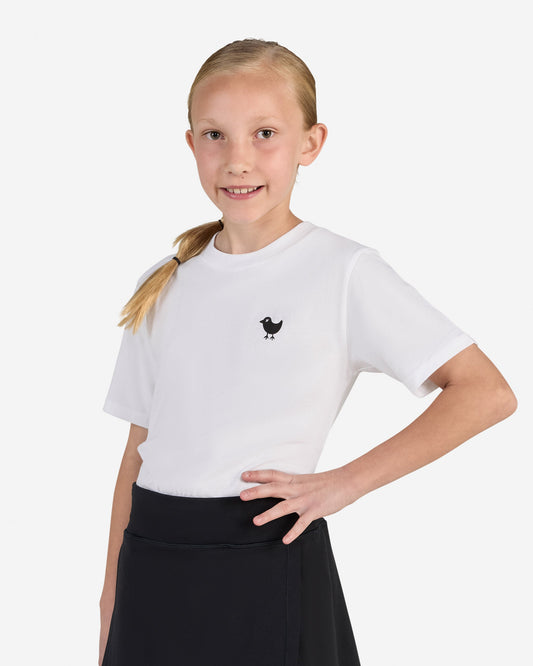 Bad Birdie Youth Bad Tee - Brilliant White - Bad Biride
