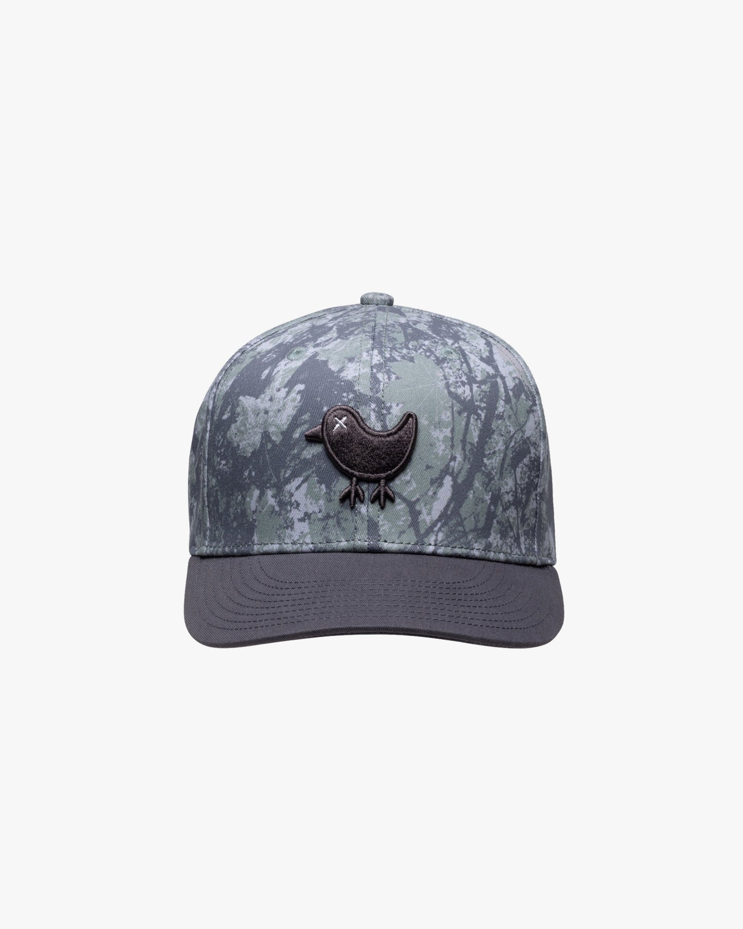 Bad Birdie Men's Twill Snapback - Stealth Mode Dark