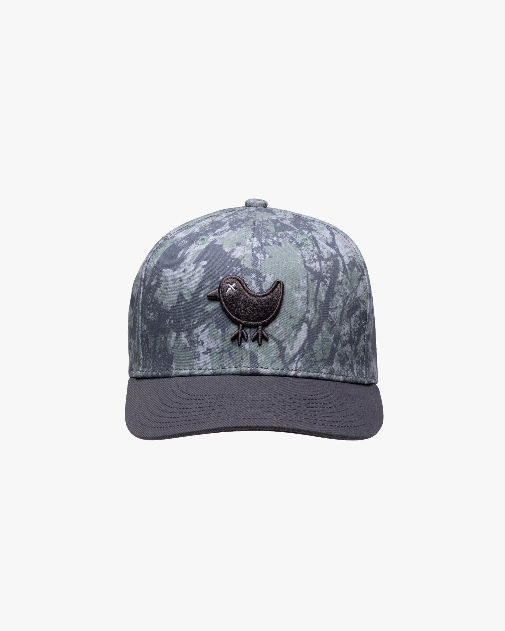 Bad Birdie Men's Twill Snapback - Stealth Mode Dark