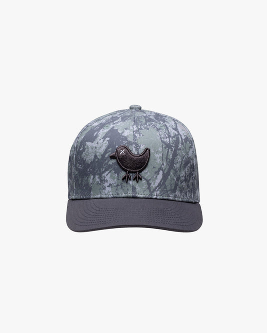Bad Birdie Men's Twill Snapback - Stealth Mode Dark
