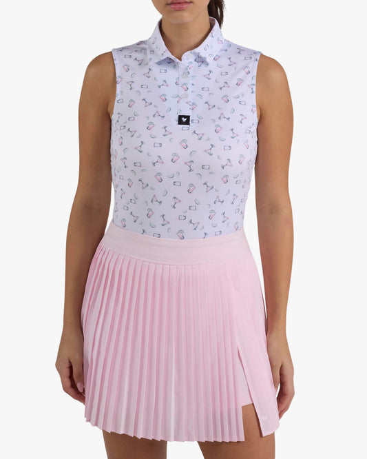 Bad Birdie One More Please - Frosty Petal Sleeveless
