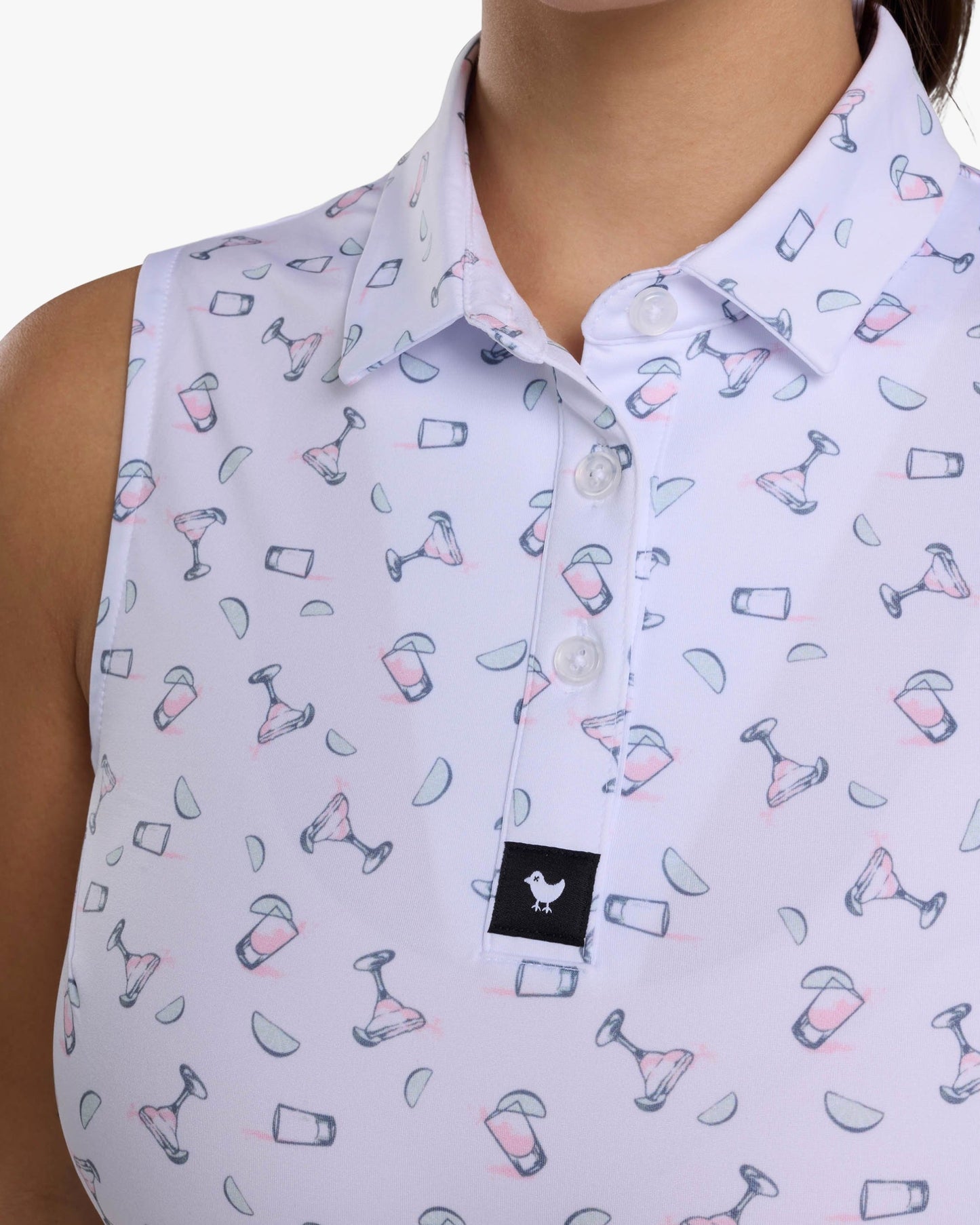 Bad Birdie One More Please - Frosty Petal Sleeveless