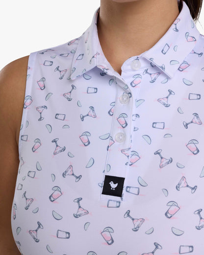 Bad Birdie One More Please - Frosty Petal Sleeveless