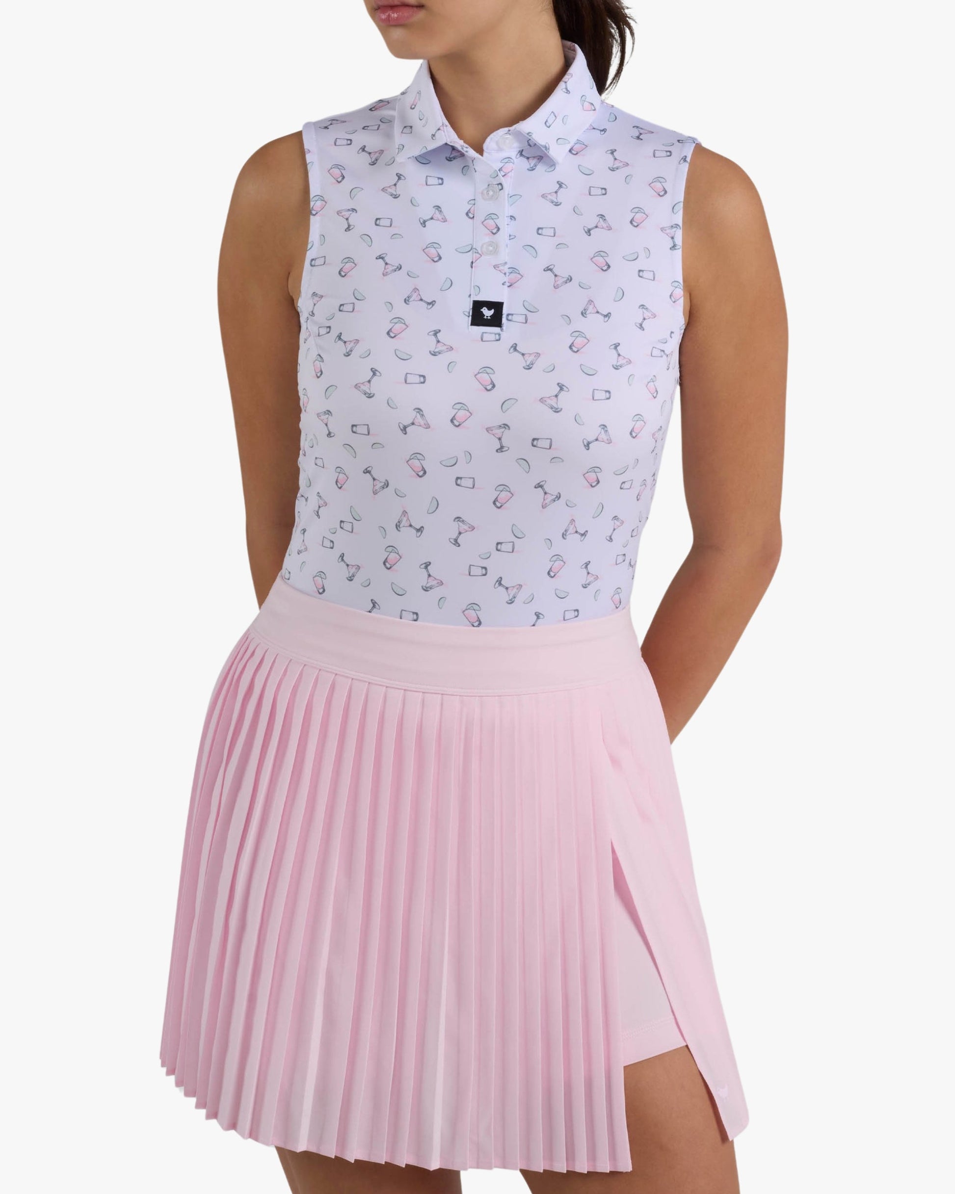 Bad Birdie One More Please - Frosty Petal Sleeveless