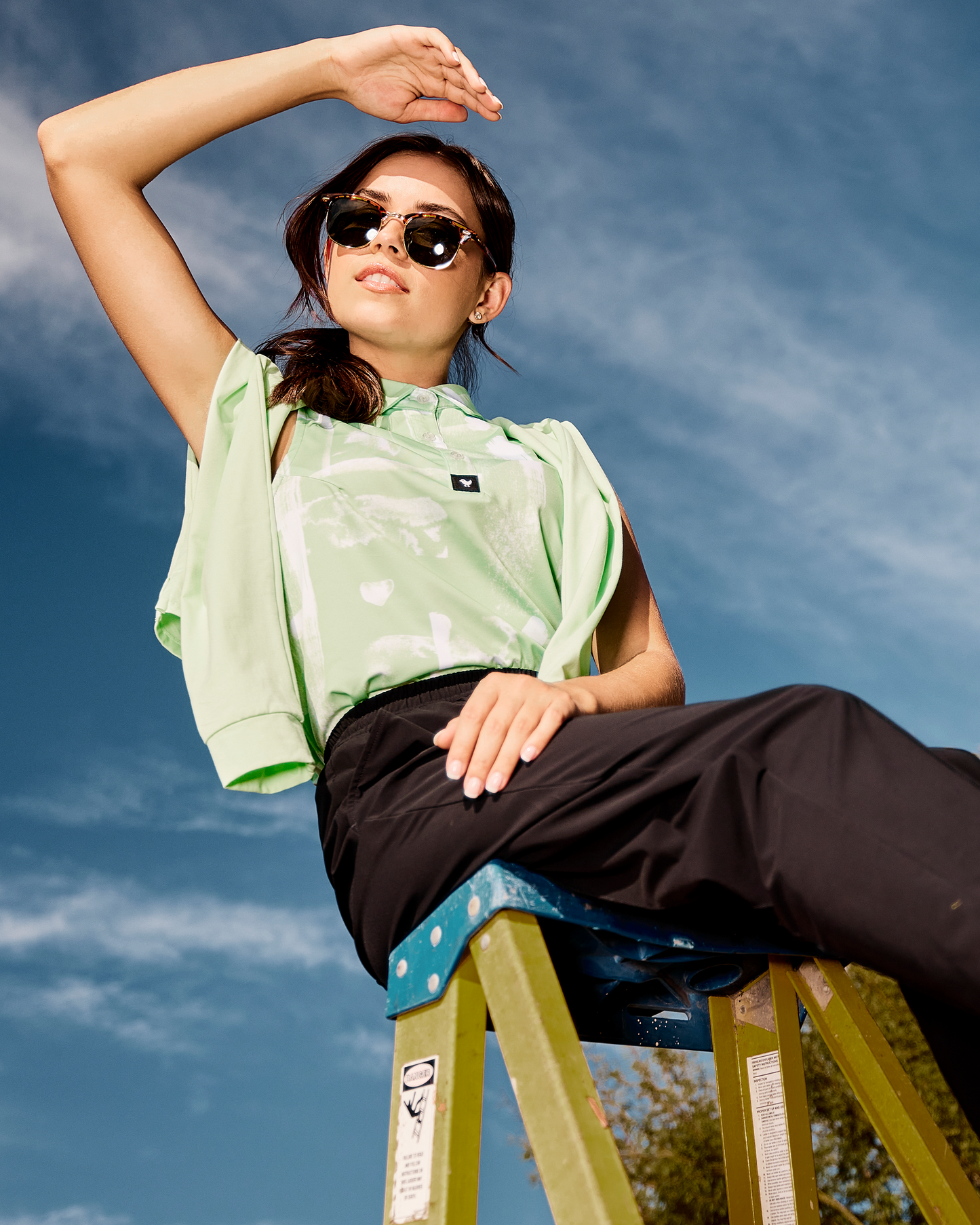 Bad Birdie Verde Women's Polo - Bad Birdie