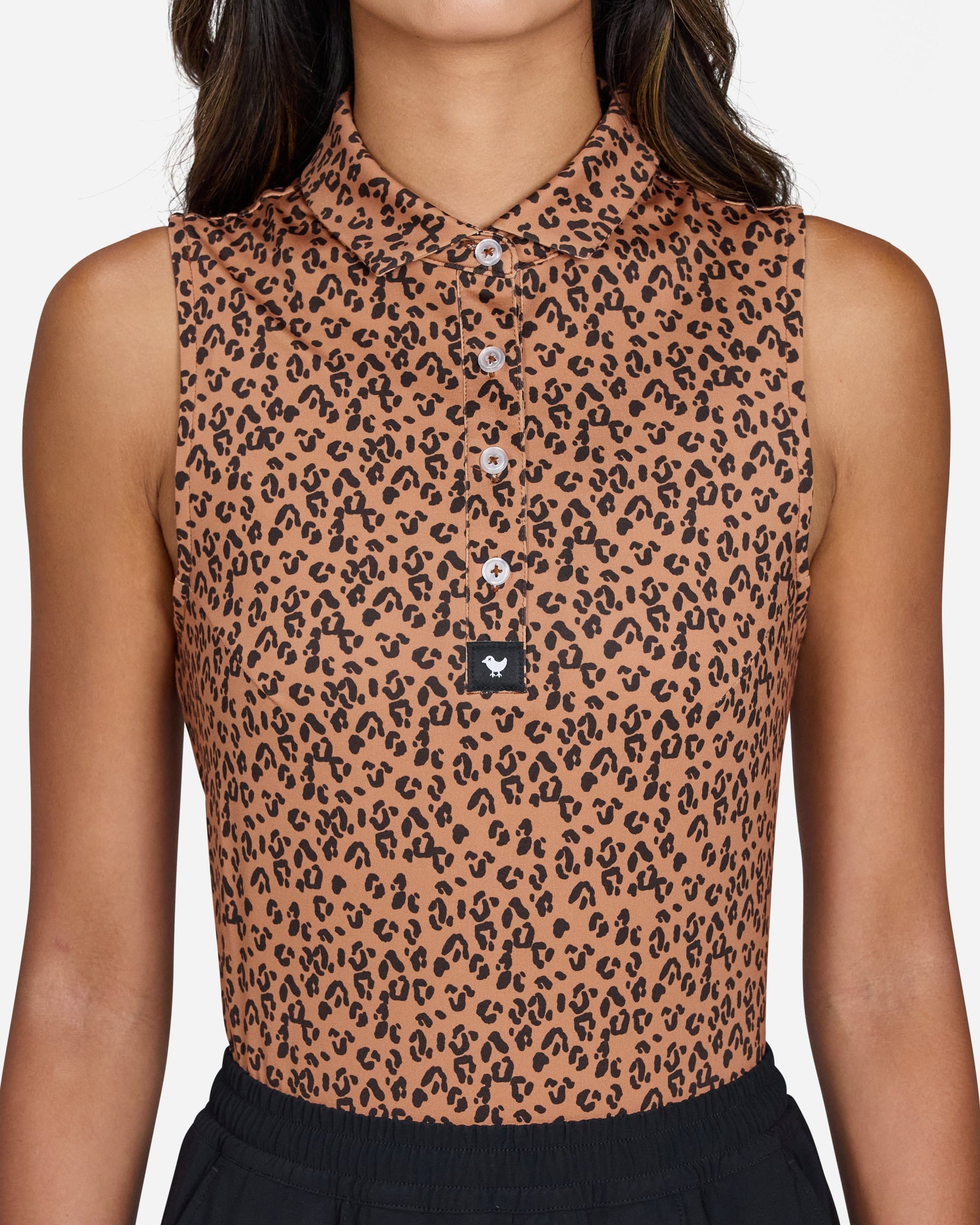 Bad Birdie Cheetah Women's Polo - Bad Birdie
