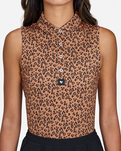 Bad Birdie Cheetah Women's Polo - Bad Birdie